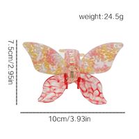 Women's Simple Style Classic Style Butterfly Acetic Acid Sheets Hair Claws main image 2