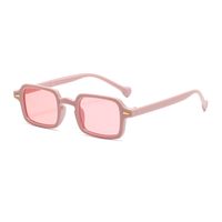 Casual Solid Color Ac Square Full Frame Women's Sunglasses sku image 9