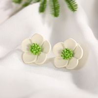 1 Pair Sweet Flower Stoving Varnish Alloy Ear Cuffs sku image 6