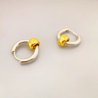 1 Pair Simple Style Geometric Copper 18K Gold Plated Earrings main image 5