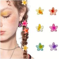 Women's Sweet Simple Style Flower Plastic Hair Clip main image 1