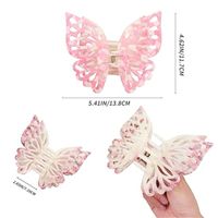 Women's Elegant Sweet Butterfly Plastic Hair Claws main image 2
