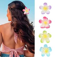 Women's Sweet Simple Style Flower Plastic Stoving Varnish Hair Claws main image 6