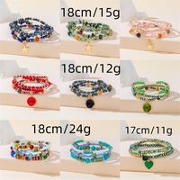 Simple Style Color Block Artificial Crystal Beaded Women's Bracelets main image 2