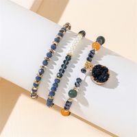 Simple Style Color Block Artificial Crystal Beaded Women's Bracelets main image 7