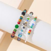 Simple Style Color Block Artificial Crystal Beaded Women's Bracelets main image 9