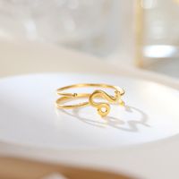 Sterling Silver Simple Style Constellation Plating Open Rings sku image 10