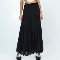 Summer Spring Streetwear Solid Color Cotton Maxi Long Dress Skirts main image 4