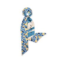 Women's Pastoral Ditsy Floral Polyester Silk Scarf sku image 1