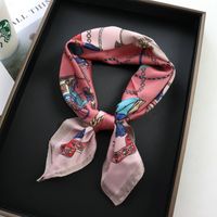 Women's Pastoral Scenery Polyester Silk Scarf main image 4