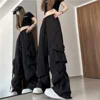 Women's Daily Casual Streetwear Solid Color Full Length Casual Pants main image 4