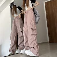 Women's Daily Casual Streetwear Solid Color Full Length Casual Pants main image 1