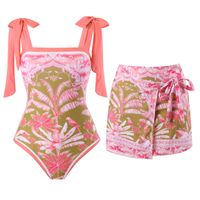 Women's Elegant Lady Ditsy Floral 2 Pieces Set One Piece Swimwear main image 6