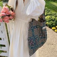 Women's Medium Polyester Ditsy Floral Vacation Open Underarm Bag sku image 6