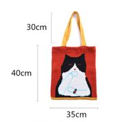 Women's Large Polyester Cat Cute Open Underarm Bag main image 2