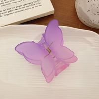 Women's Sweet Simple Style Butterfly Arylic Hair Claws sku image 8