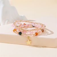 Simple Style Color Block Artificial Crystal Beaded Women's Bracelets sku image 1