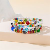 Simple Style Color Block Artificial Crystal Beaded Women's Bracelets sku image 7
