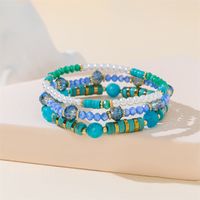 Simple Style Color Block Artificial Crystal Beaded Women's Bracelets sku image 8