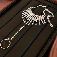 Elegant Glam Geometric Alloy Tassel Rhinestones Women's Bracelets sku image 1