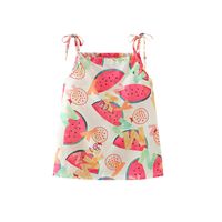 Cute Cartoon Abstract Polyester Girls Dresses main image 4