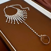 Elegant Glam Geometric Alloy Tassel Rhinestones Women's Bracelets main image 3