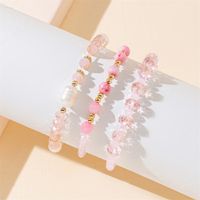 Simple Style Classic Style Color Block Artificial Crystal Beaded Women's Bracelets main image 5