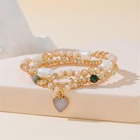 Simple Style Classic Style Color Block Artificial Crystal Beaded Women's Bracelets sku image 7