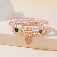 Simple Style Classic Style Color Block Artificial Crystal Beaded Women's Bracelets sku image 6