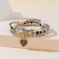 Simple Style Classic Style Color Block Artificial Crystal Beaded Women's Bracelets sku image 8
