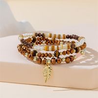 Simple Style Classic Style Color Block Artificial Crystal Beaded Women's Bracelets sku image 1