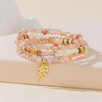 Simple Style Classic Style Color Block Artificial Crystal Beaded Women's Bracelets sku image 2
