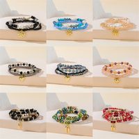Simple Style Color Block Artificial Crystal Beaded Women's Bracelets main image 11