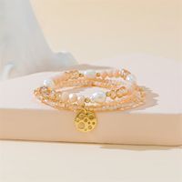 Simple Style Color Block Artificial Crystal Beaded Women's Bracelets sku image 5