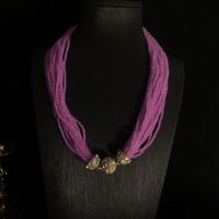 Vintage Style Solid Color Seed Bead Women's Necklace main image 2