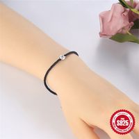 Simple Style Geometric Sterling Silver Rope Plating Inlay Zircon Women's Bracelets 1 Piece main image 1