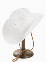 Women's Casual Solid Color Sequins Crimping Big Eaves Straw Hat sku image 2