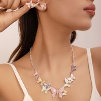 Pastoral Butterfly Daisy Alloy Plating Women's Jewelry Set main image 5