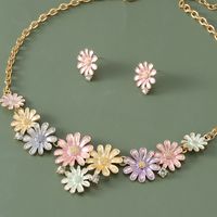 Pastoral Butterfly Daisy Alloy Plating Women's Jewelry Set main image 6