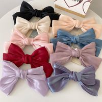 Women's Sweet Simple Style Bow Knot Cloth Hair Clip main image 6