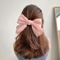 Women's Sweet Simple Style Bow Knot Cloth Hair Clip main image 4
