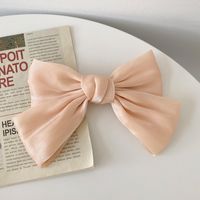 Women's Sweet Simple Style Bow Knot Cloth Hair Clip sku image 7