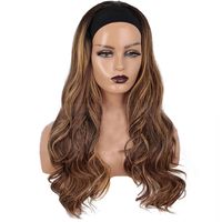Women's Simple Style Casual High Temperature Wire Side Points Long Curly Hair Wigs sku image 2