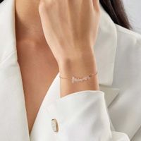 Sterling Silver White Gold Plated Casual Simple Style Irregular Geometric Bracelets main image 4