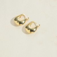 1 Pair IG Style Simple Style Geometric Copper 14K Gold Plated Earrings sku image 3