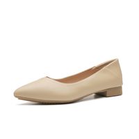 Women's Commute Solid Color Point Toe Flats sku image 14