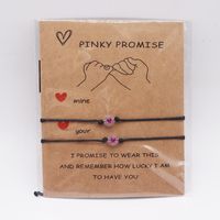 Casual Simple Style Heart Shape Mixed Materials Luminous Couple Bracelets sku image 9
