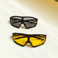 Modern Style Sweet Artistic Solid Color Pc Resin Shield Full Frame Kids Sunglasses main image 3