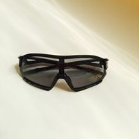 Modern Style Sweet Artistic Solid Color Pc Resin Shield Full Frame Kids Sunglasses sku image 5