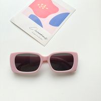 IG Style Nordic Style Solid Color Pc Resin Oval Frame Full Frame Kids Sunglasses sku image 3